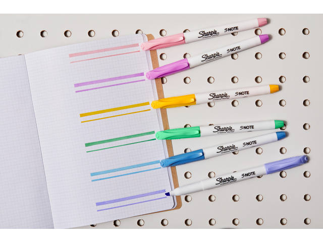 Markeerstift Sharpie S-note 12st assorti