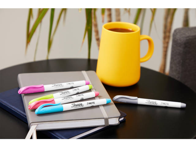 Markeerstift Sharpie S-note 12st assorti