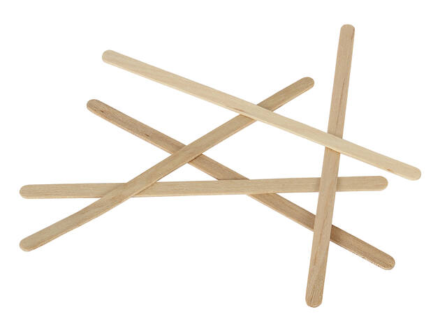 Roerstaafjes Biaretto hout 11cm 2000 stuks
