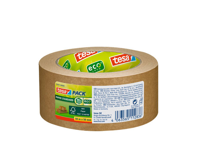 Verpakkingstape tesapack Standaard eco 50mx50mm br