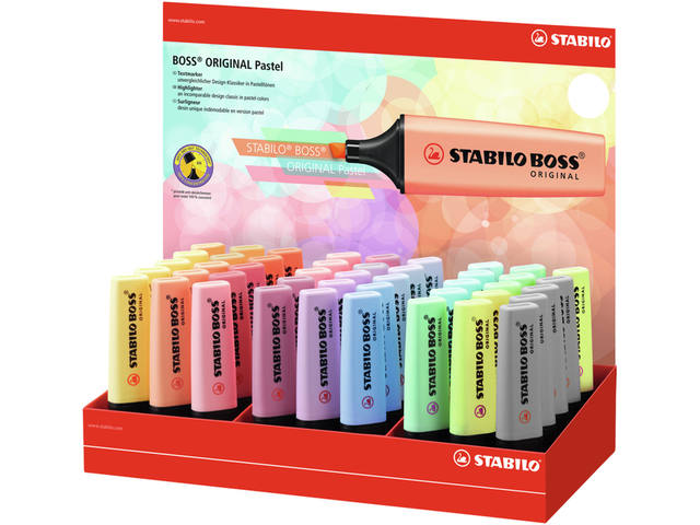 Markeerstift STABILO BOSS 70/45 45st pastel ass