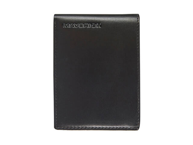 Portemonee Mav All Black kleingeldvak RFID zwart