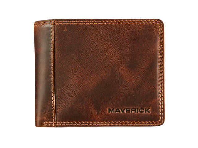 Portemonee Mav The Original comp geldvk RFID bruin