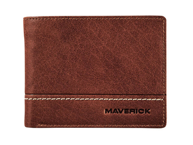 Portemonee Mav Rough Gear comp geldvk RFID bruin