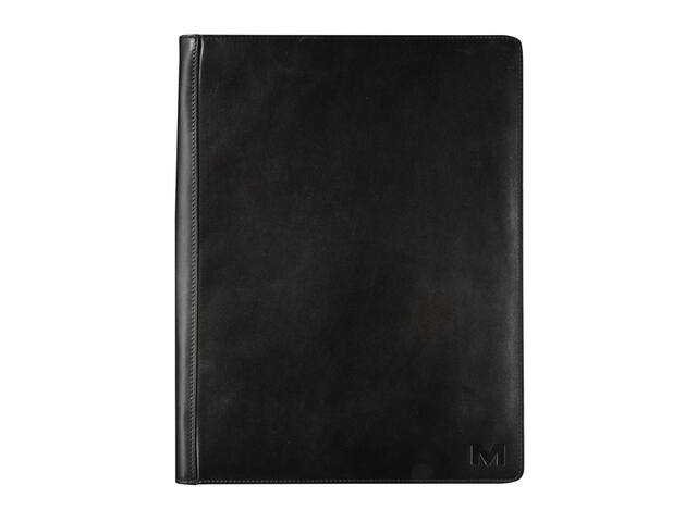 Schrijfmap Maverick Black A4 rits schrijfblok zw