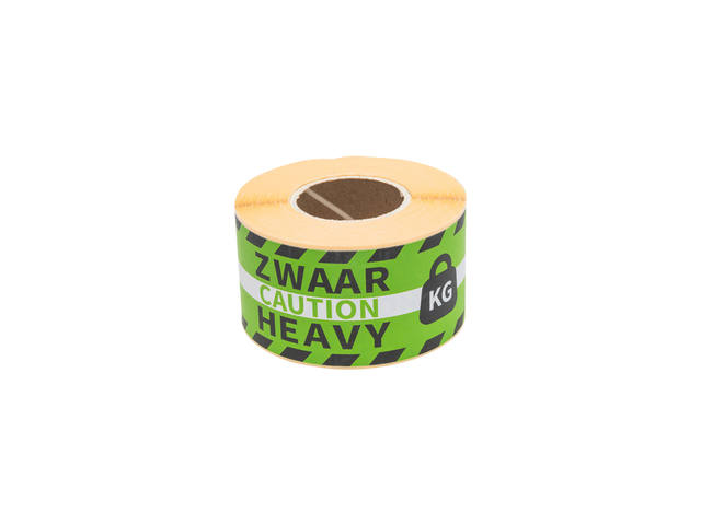 Etiket Rillprint heavy groen