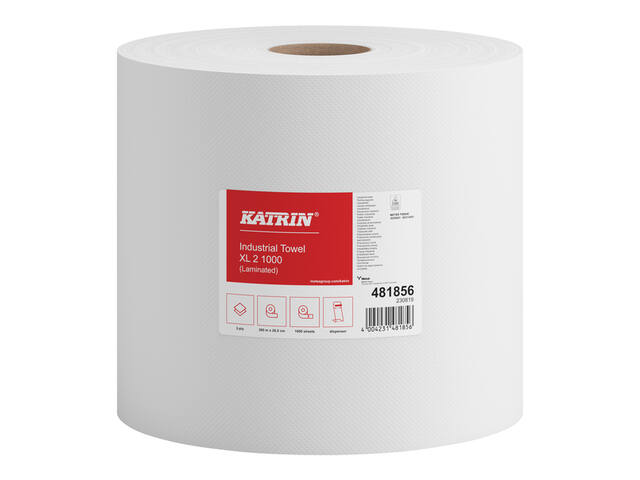 Poetspapier Katrin Industrial extra groot wit
