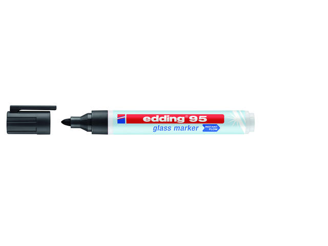 Viltstift edding 95 glasbord zwart