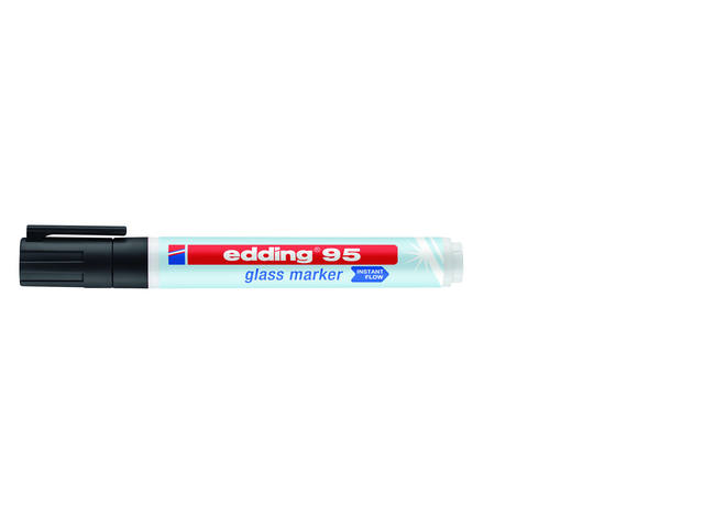 Viltstift edding 95 glasbord zwart