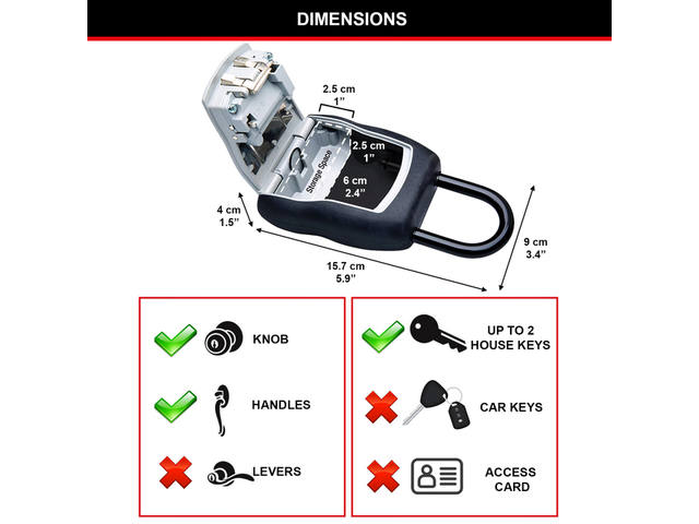 Sleutelkluis MasterLock Select Access mid beugel