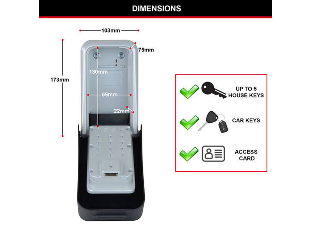 Sleutelkluis MasterLock Select Acc XL cijfercombi