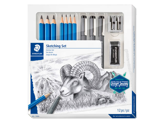 Potlood Staedtler schetsset 12dlg
