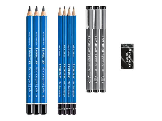 Potlood Staedtler schetsset 12dlg