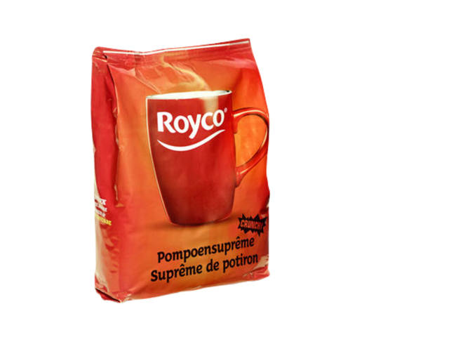 Soep Royco machinezak pompoen supreme