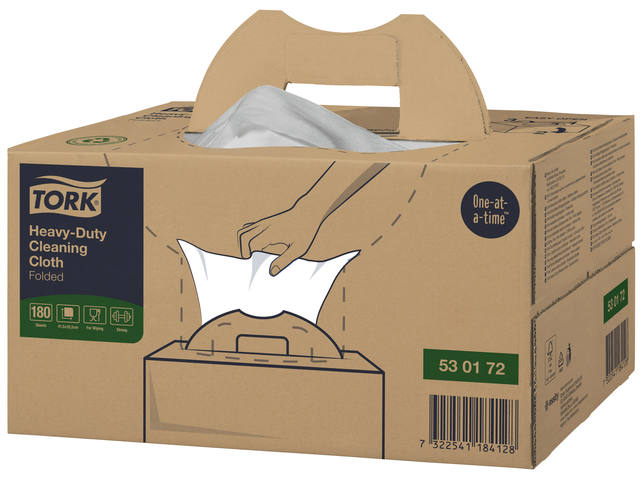 Reinigingsdoek Tork W7 dispenserdoos wit 530172