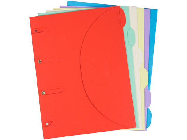 Smartfolder geperforeerde opbergmappen A4 ass 6st