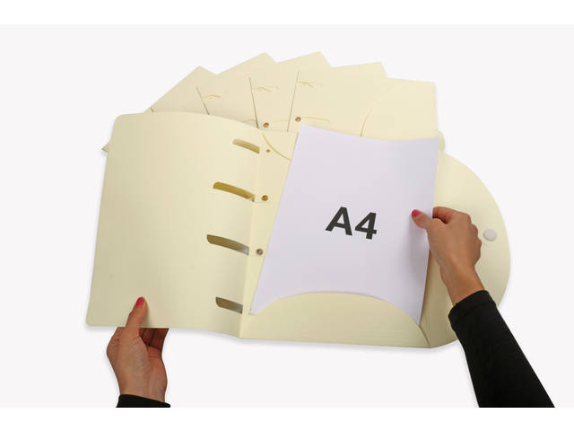 Smartfolder geperforeerde opbergmappen A4 be 6st