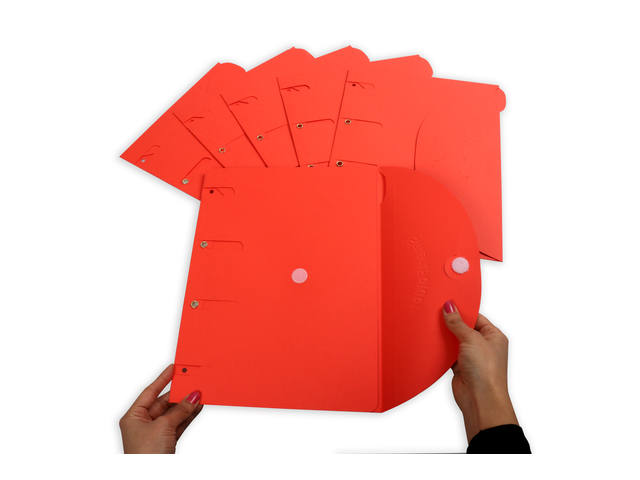 Smartfolder geperforeerde opbergmappen A4 rd 6st