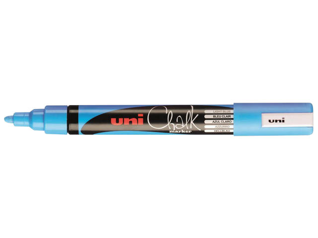 Krijtstift Uni-ball rond 1.8-2.5mm lichtblauw