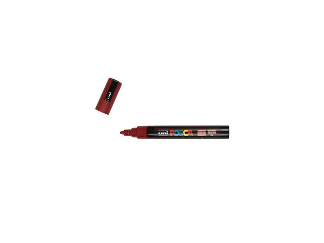 Paintmarker Uni POSCA PC5M M robijnrood