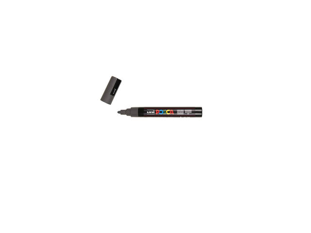 Paintmarker Uni POSCA PC5M M diepgrijs