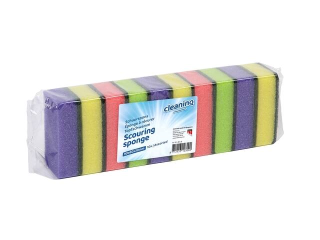 Schuurspons Cleaninq assorti 90x60x30mm 10st