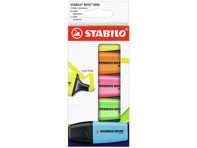 Markeerstift STABILO BOSS mini assorti