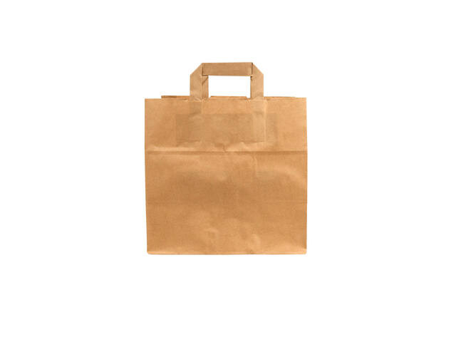 Tas IEZZY kraft papier 26x17x25cm bruin 250 stuks