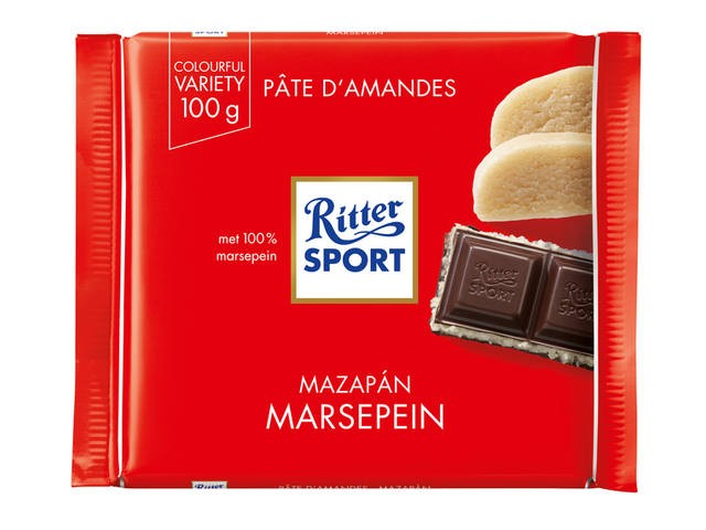 Ritter Sport Puur Marsepein tablet 100gr