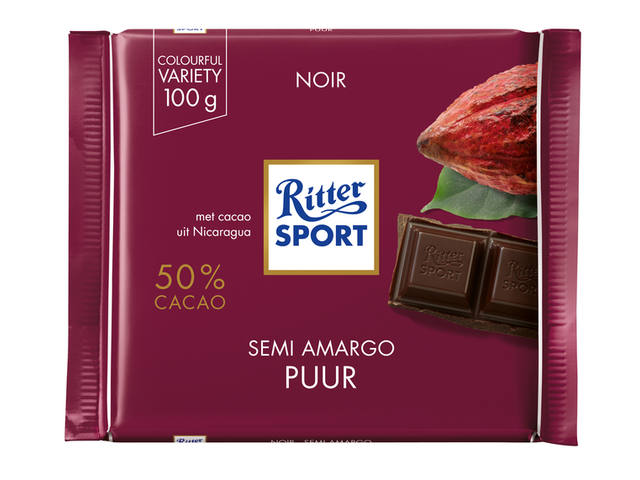 Ritter Sport Puur tablet 100gr