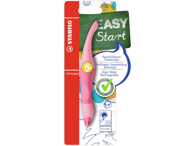 Rollerpen STABILO Easyoriginal links M pastel roze