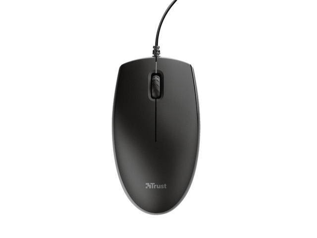 Toetsenbord Trust Primo + muis QWERTY zwart