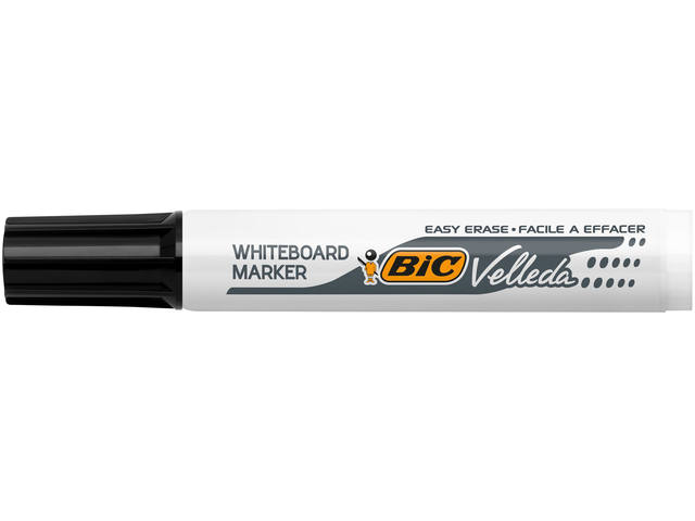 Whiteboardmarker Bic 1711 rond L zwart