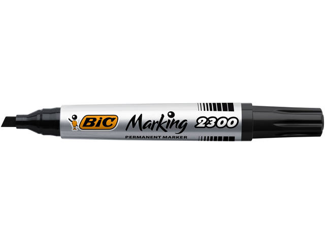 Viltstift Bic 2300 ecolutions schuin M zwart