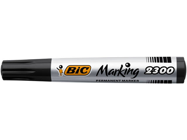 Viltstift Bic 2300 ecolutions schuin M zwart