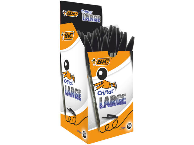 Balpen Bic Cristal L zwart