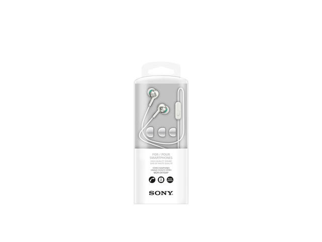Oortelefoon Sony in-ear EX110 9mm wit