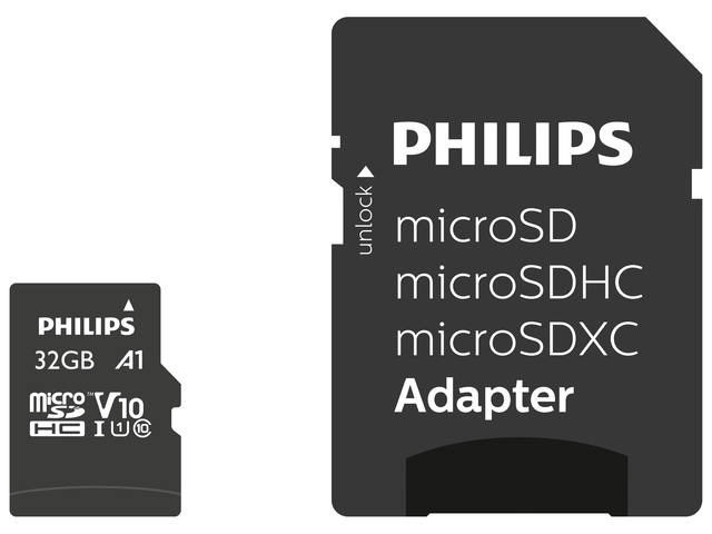 Geheugenkaart Philips Ultra Speed MicroSDHC 32GB