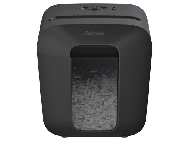 Papiervernietiger Fellowes LX25 4x37mm zwart