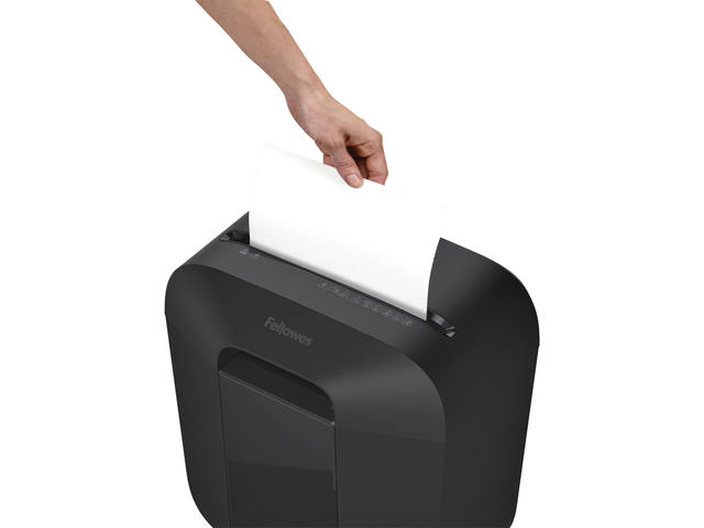 Papiervernietiger Fellowes LX25 4x37mm zwart