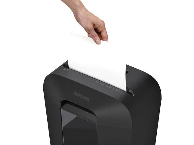 Papiervernietiger Fellowes LX70 4x40mm zwart