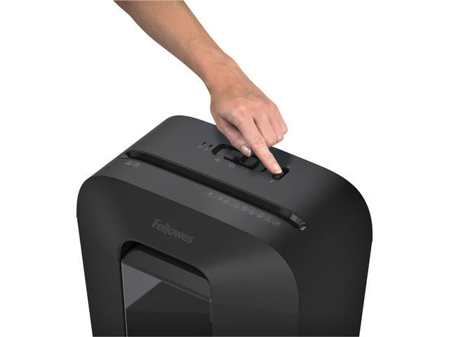 Papiervernietiger Fellowes LX70 4x40mm zwart