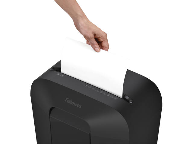 Papiervernietiger Fellowes LX41 4x12mm zwart