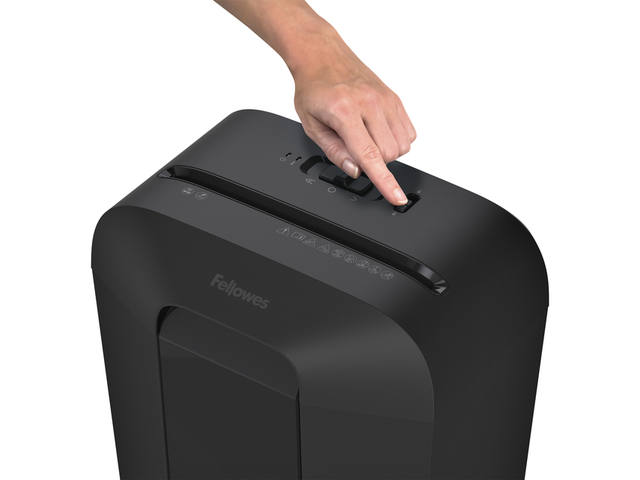 Papiervernietiger Fellowes LX41 4x12mm zwart