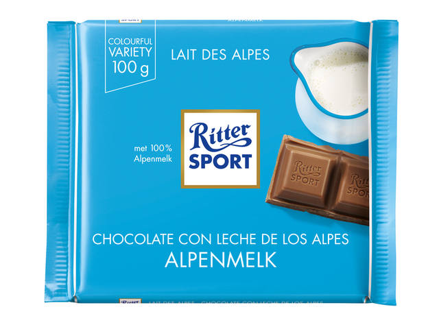 Ritter Sport Alpenmelk tablet 100gr