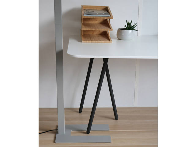 Vloerlamp Unilux Stratus led grijs