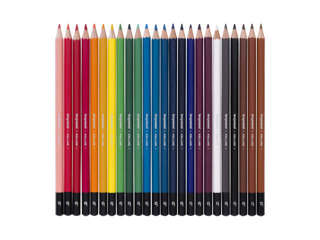 Kleurpotlood Bruynzeel blik 24st assorti