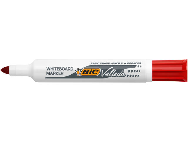 Whiteboardmarker Bic 1711 rond L rood