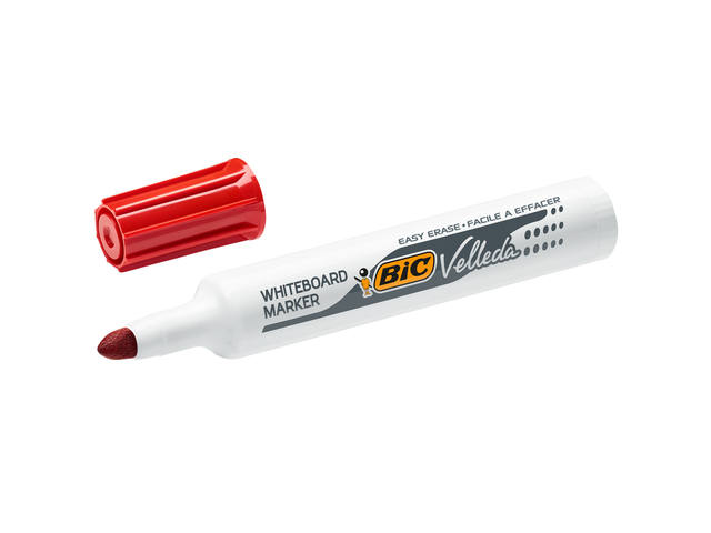 Whiteboardmarker Bic 1711 rond L rood