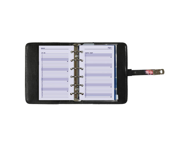 Organizer Kalpa Pocket + agenda 26-27 bloem zw